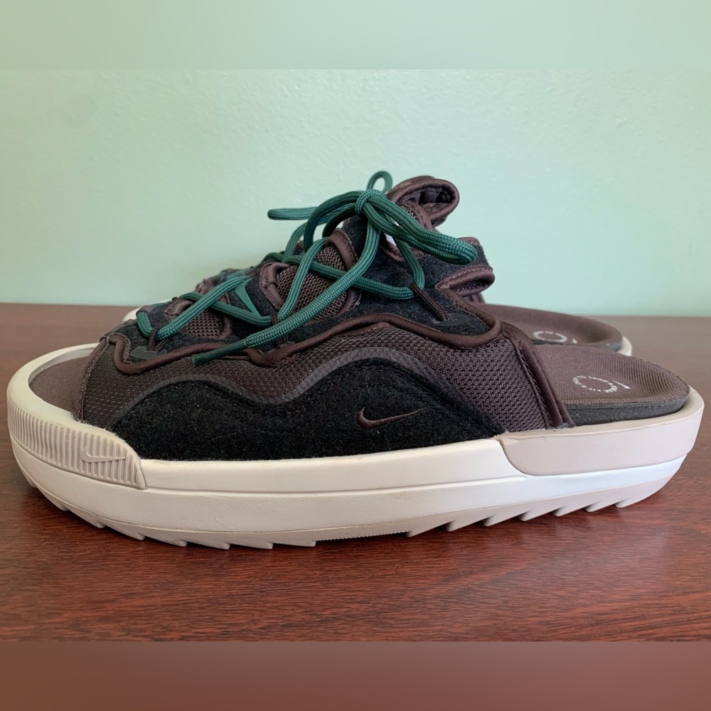 Nike | Men’s Offline 2.0 Velvet Brown Noble Green Walking Sandals - 10 - Picture 3 of 10